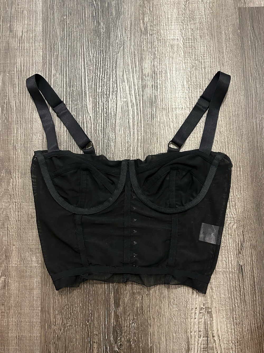 Danielle guzio mesh corset